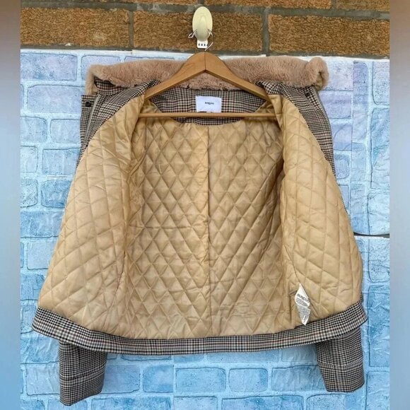 SUNCOO PARIS  CROPPED HOUNDSTOOTH JACKET SMALL - Picture 9 of 13